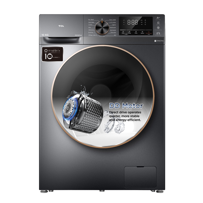 TCL 10 Kg Front Load Washing Machine P2210FLG